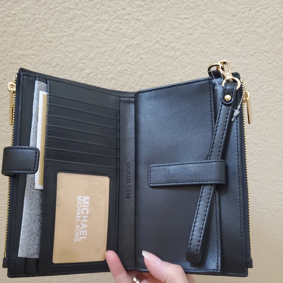 Michael kors Jet Set Double Zip Wristlet Wallet - Picture 6 of 7